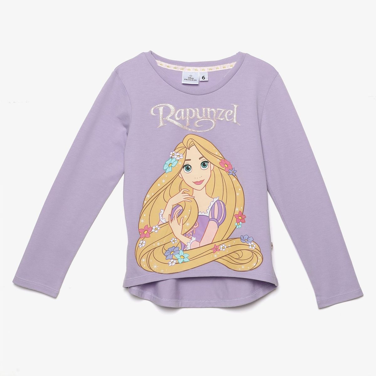 PRINCESS - Polo Niña Manga Larga Algodón Princesas