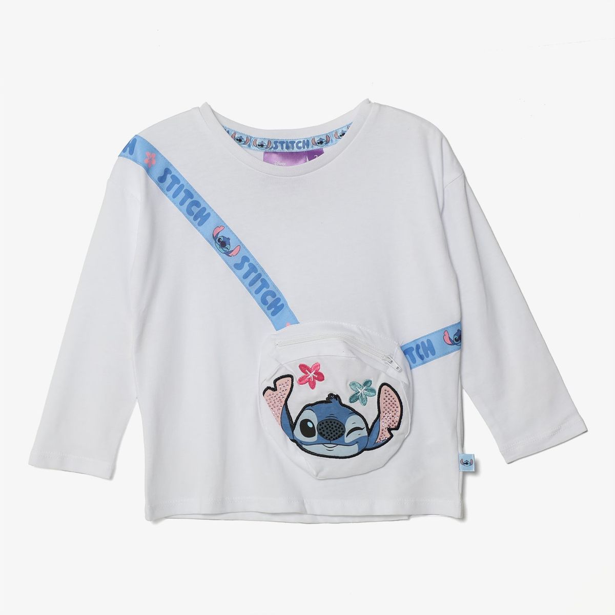 DISNEY - Polo Niña Manga Larga Algodón Lilo Y Stitch