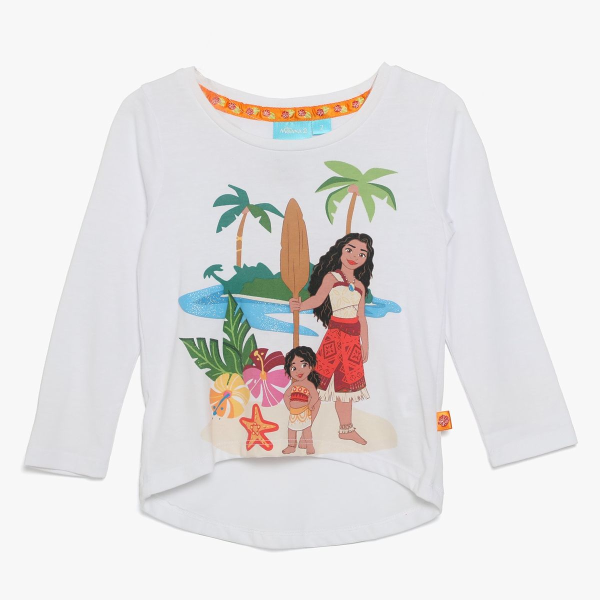 MOANA - Polo Niña Manga Larga Algodón Moana