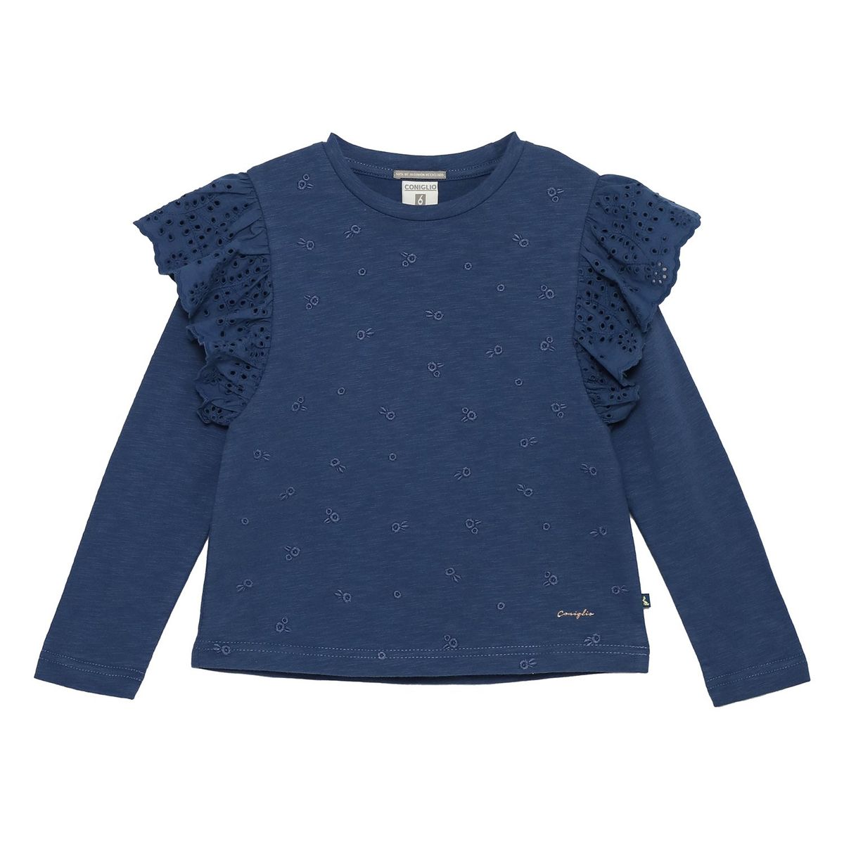 CONIGLIO - Polo Niña Manga Larga Algodón Coniglio