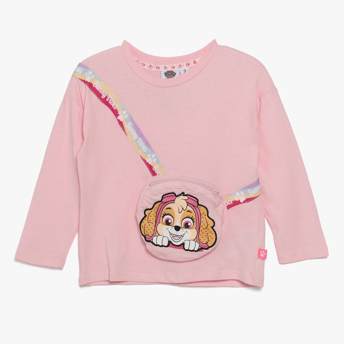 PAW PATROL - Polo Niña Manga Larga Algodón Paw Patrol