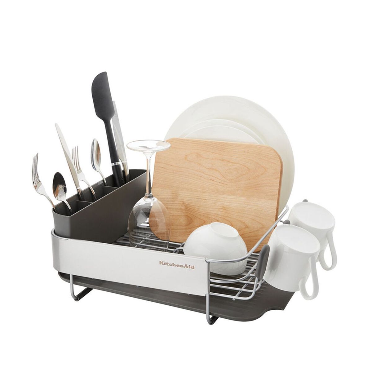 KITCHENAID - Escurridor Acero Inoxidable 41x32x16 cm