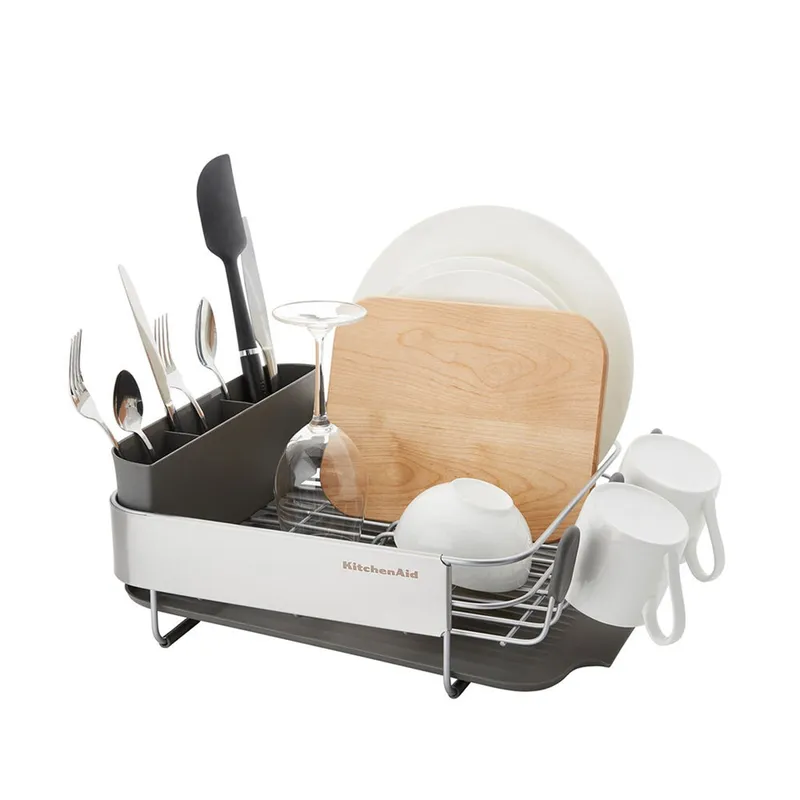 KITCHENAID - Escurridor Acero Inoxidable 41x32x16 cm