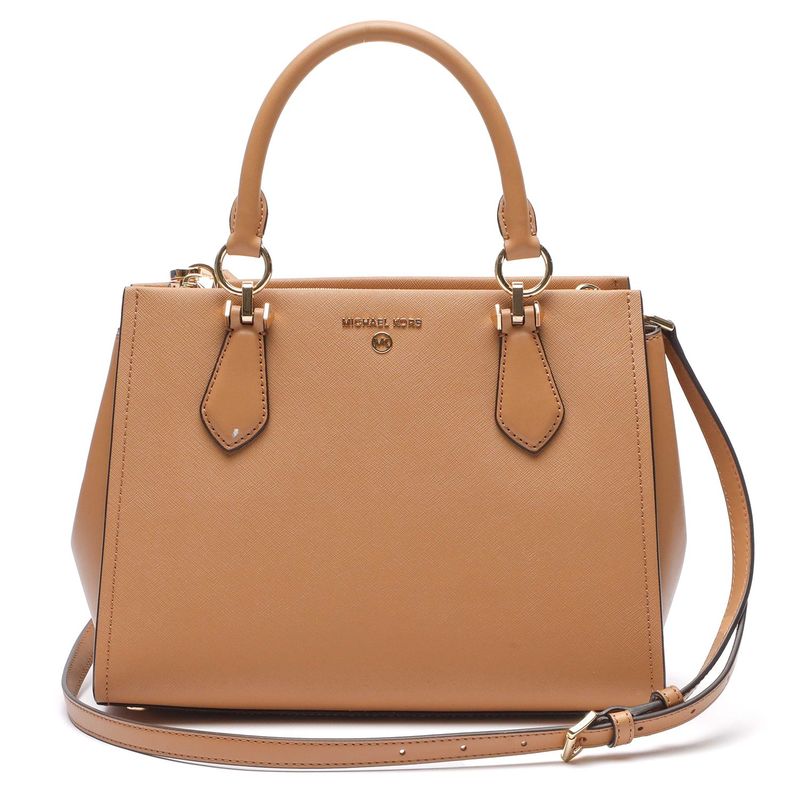 Michael Kors Bolso Satchel Blaire Extra-Small Logo Mujer Marrones