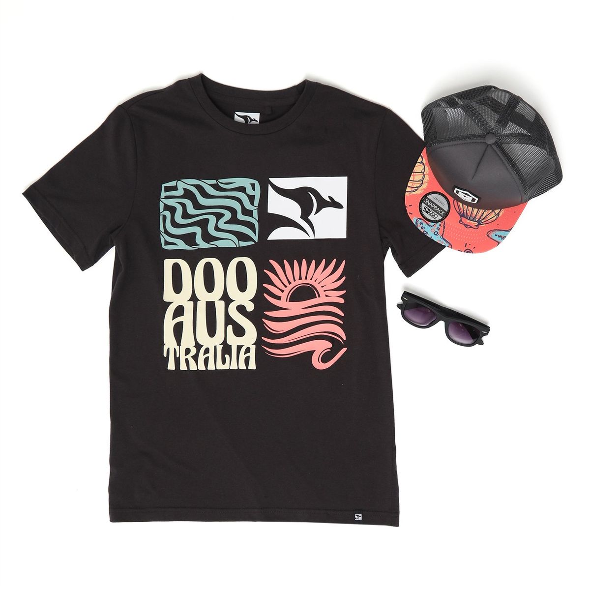 DOO AUSTRALIA - Pack Doo Australia: Polo Gorro Y Lentes Para Niño