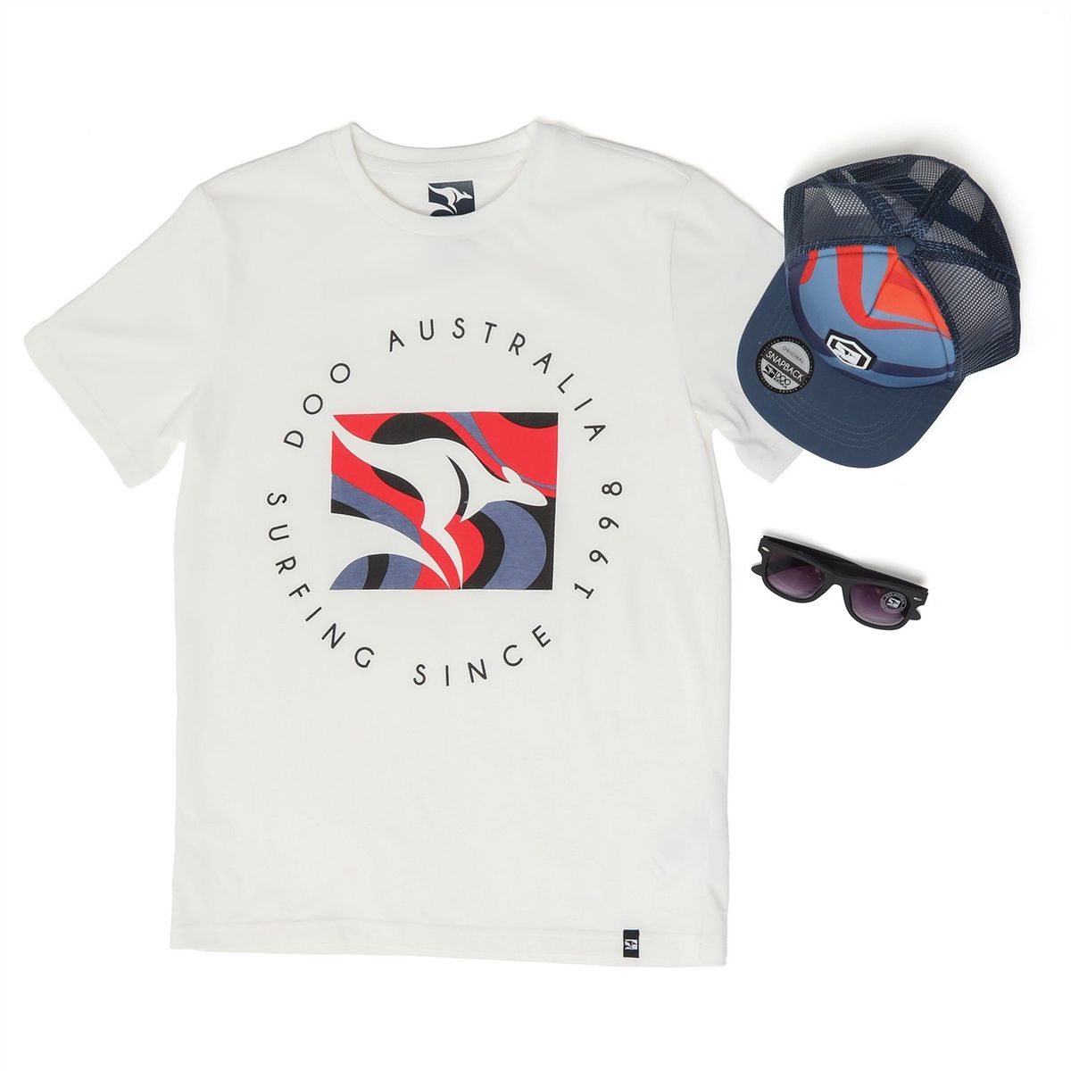 DOO AUSTRALIA - Pack Doo Australia: Polo Gorro Y Lentes Para Niño