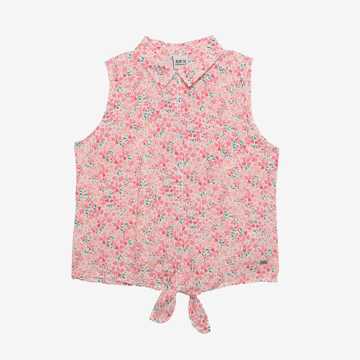 ELEVEN - Blusa Eleven Sin Mangas Estampado