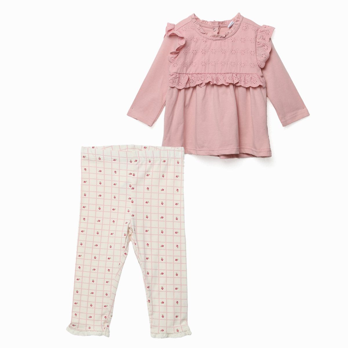 YAMP - Conjunto Bebé Niña Algodón Yamp