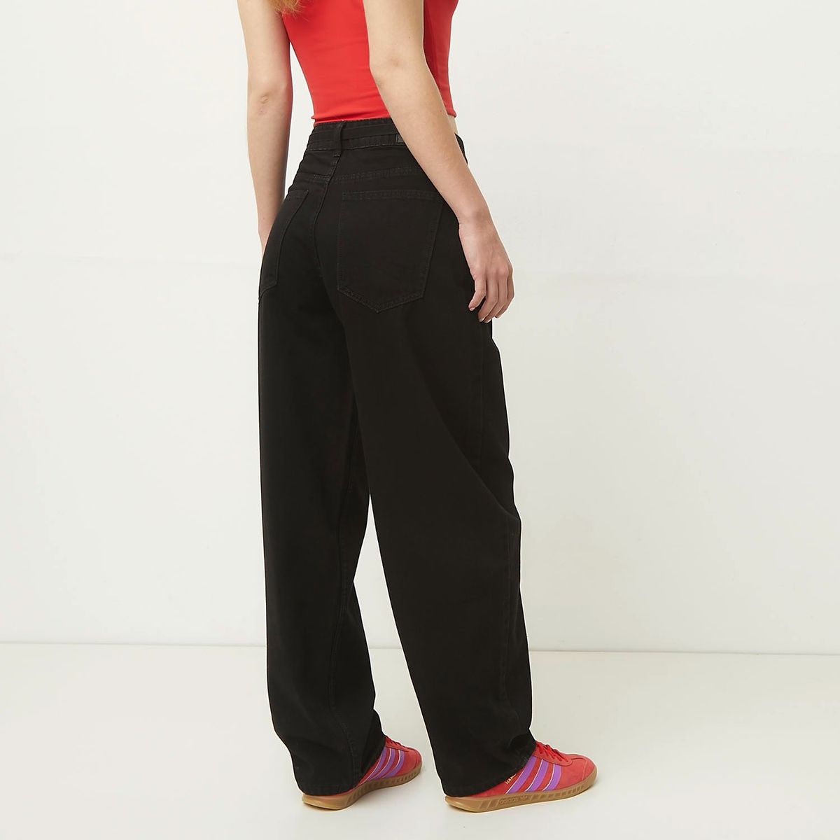 SYBILLA - Jean Balloon Algodón Mujer