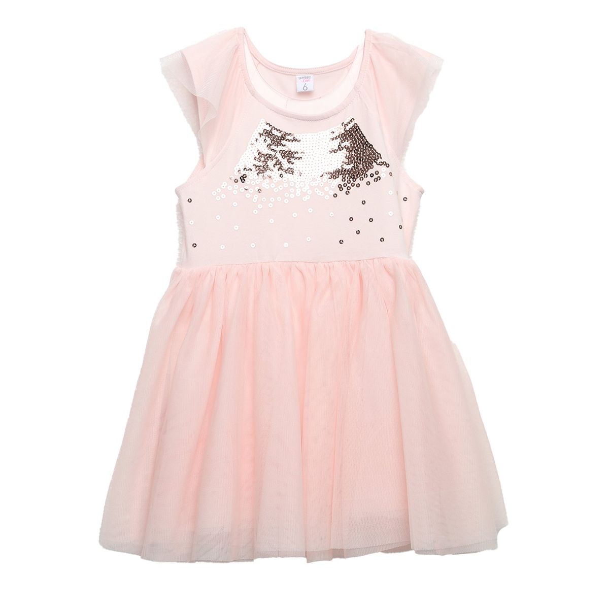 YAMP - Vestido Yamp Niña Algodón Con Falda Brillante