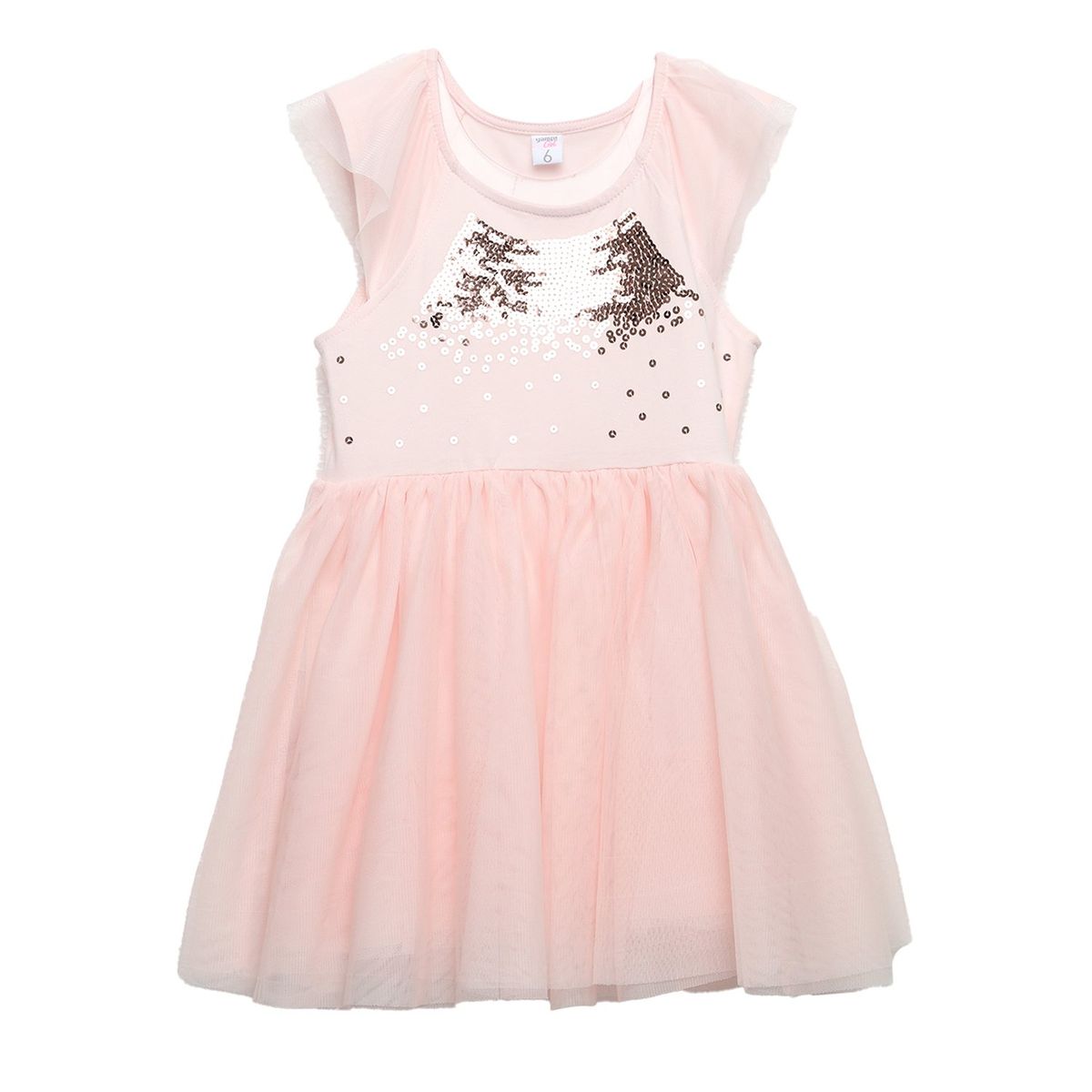 YAMP - Vestido Yamp Niña Algodón Con Falda Brillante
