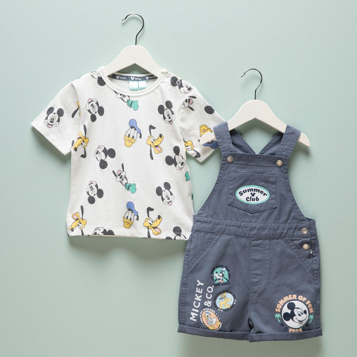 STD CHARACTERS - Conjunto Bebé Niño Algodón Mickey