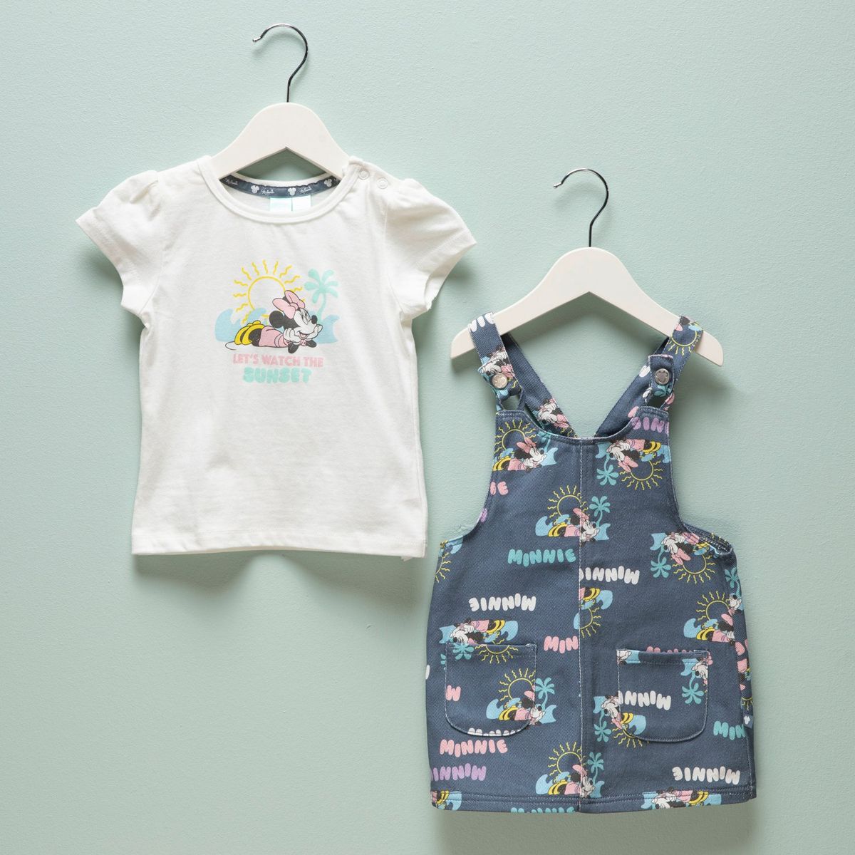 MINNIE - Conjunto Bebé Niña Algodón Minnie