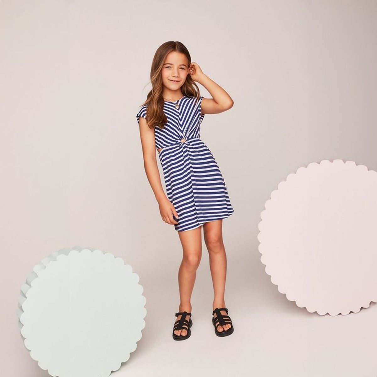 YAMP - Vestido Niña Algodón Yamp