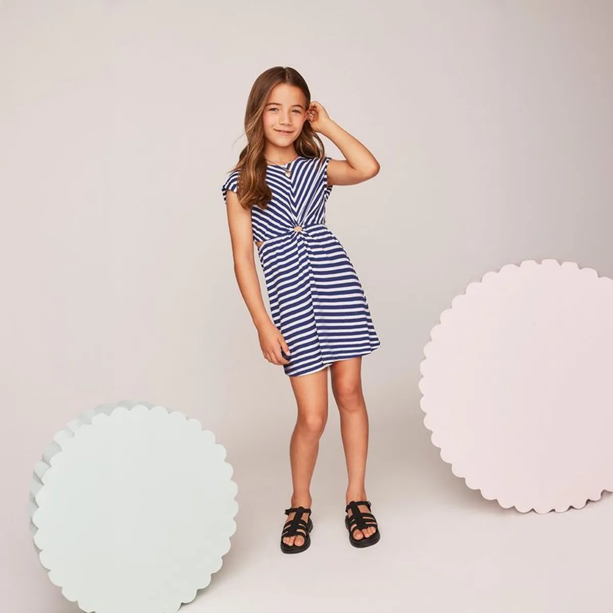 YAMP - Vestido Niña Algodón Yamp