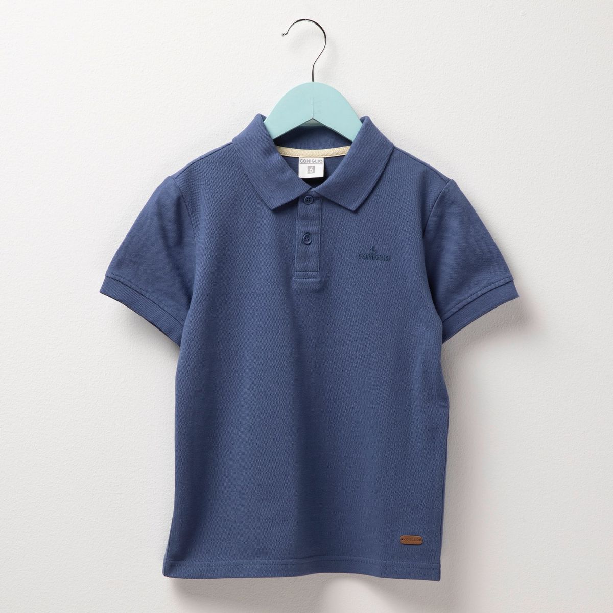 CONIGLIO - Polo con Cuello Niño Manga Corta Algodón Coniglio