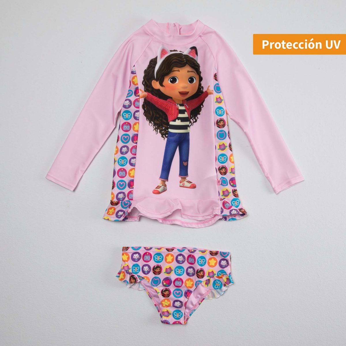 LA CASA DE GABBY - Traje de Baño UV 2 Piezas Niña Gabbys Dollhouse