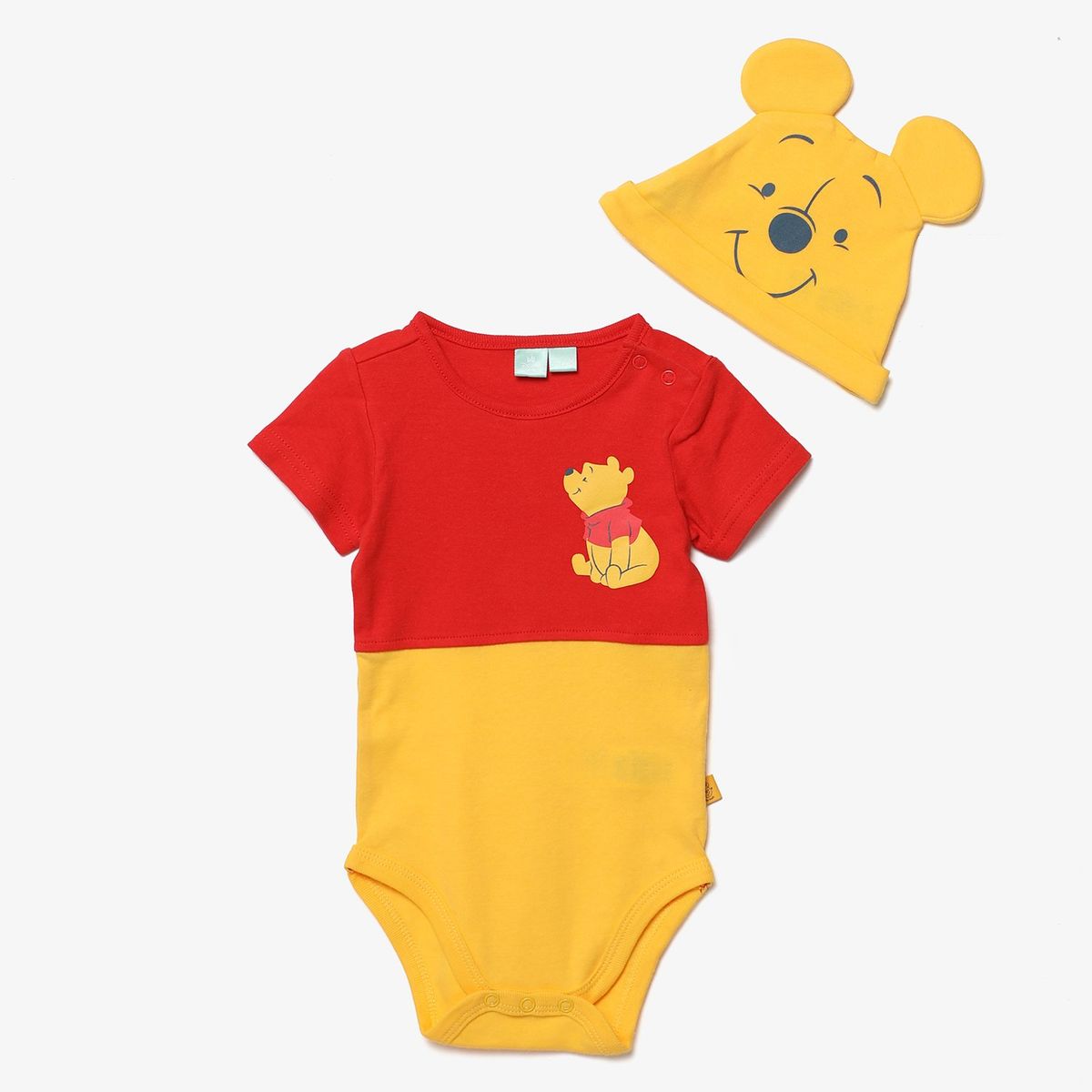 WINNIE THE POOH - Body Bebé Niño Algodón Winnie The Pooh