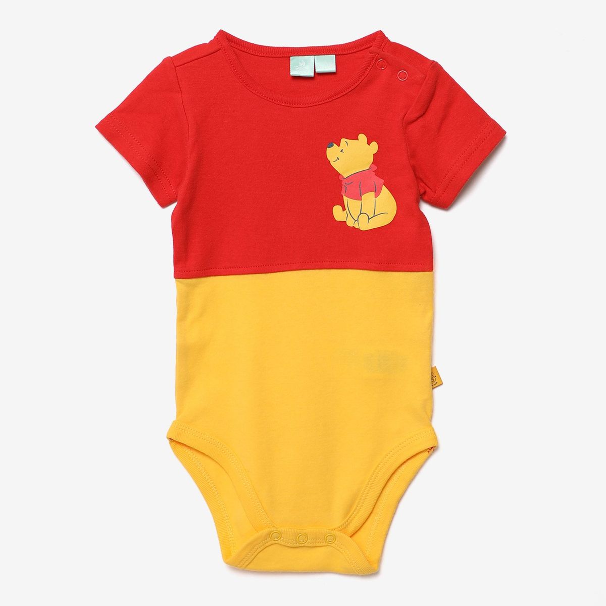 WINNIE THE POOH - Body Bebé Niño Algodón Winnie The Pooh