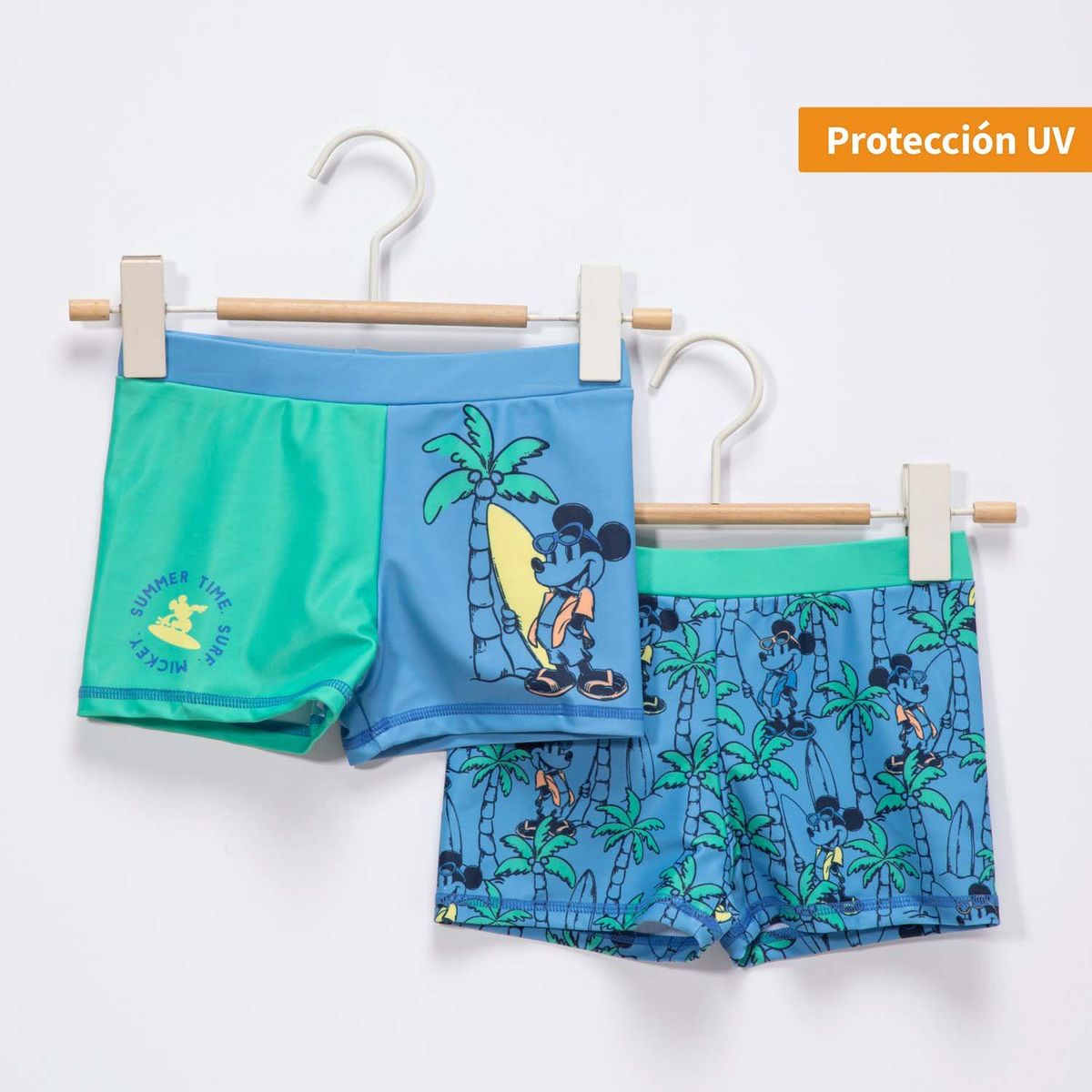 STD CHARACTERS - Traje De Baño Niño Pack X2 Mickey Disney