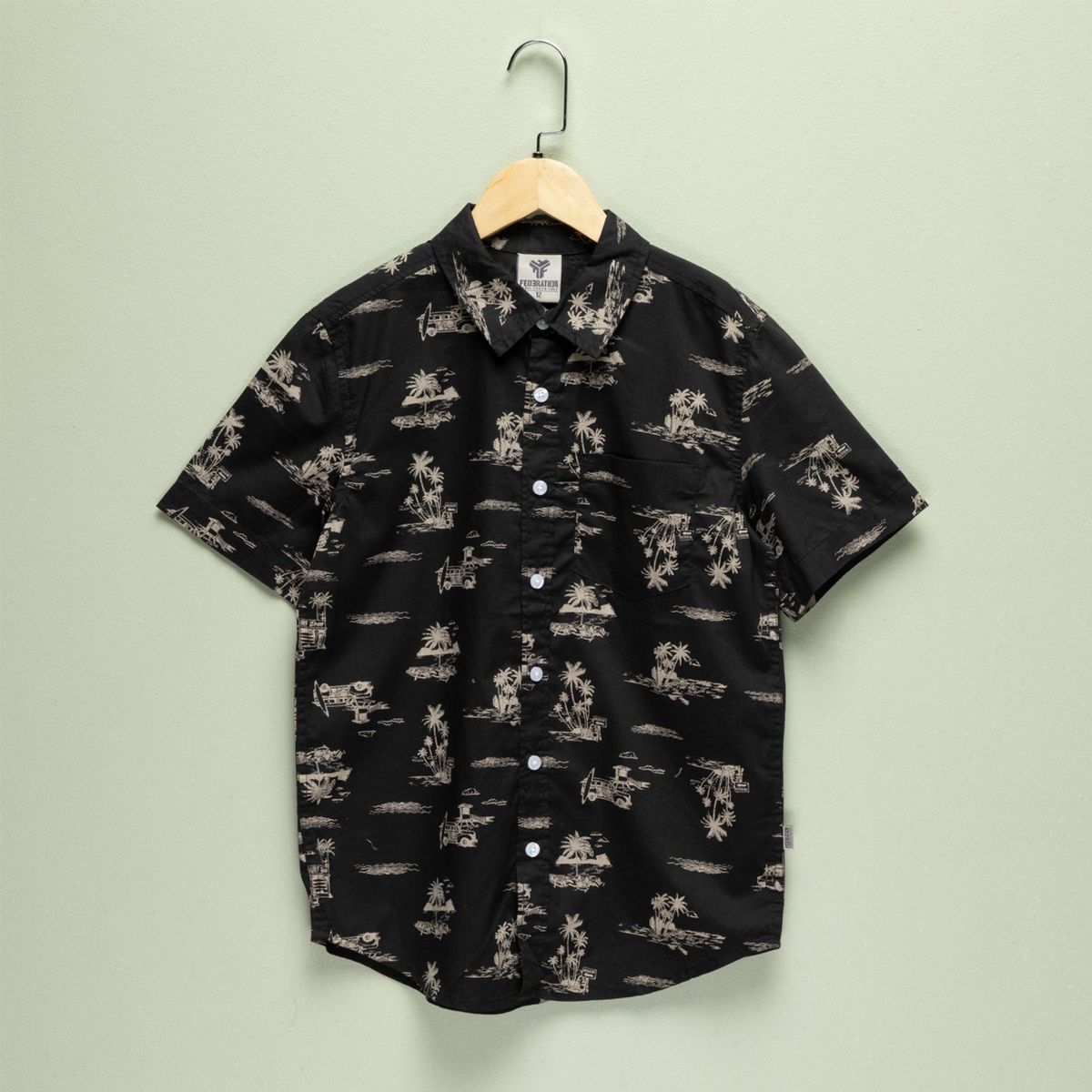 FEDERATION - Camisa Federation Niño Manga Corta Algodón