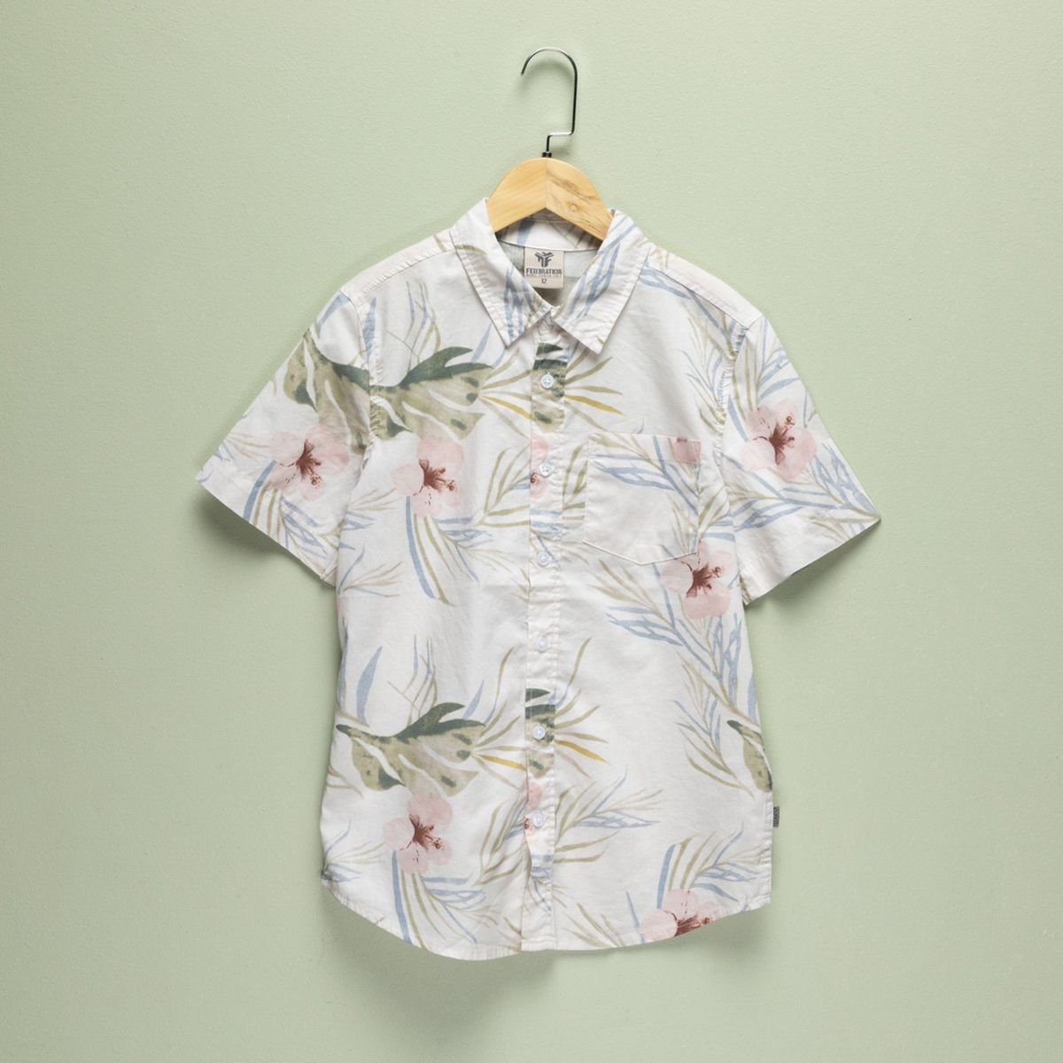 FEDERATION - Camisa Federation Niño Manga Corta Algodón