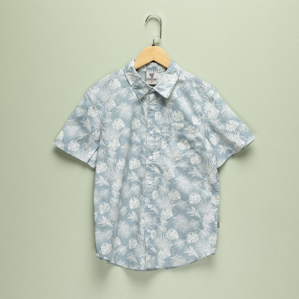 FEDERATION - Camisa Federation Niño Manga Corta Algodón