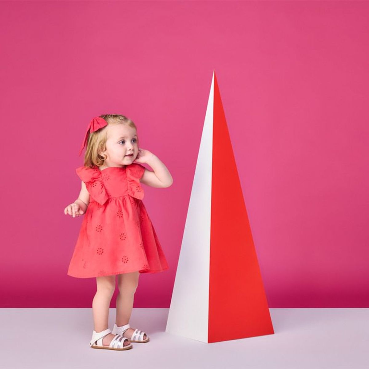 YAMP - Vestido Fiesta Bebé Niña Algodón Yamp