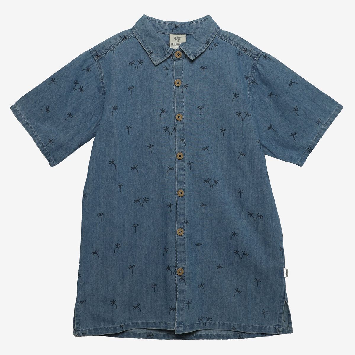 FEDERATION - Camisa Niño Manga Corta Algodón Federation