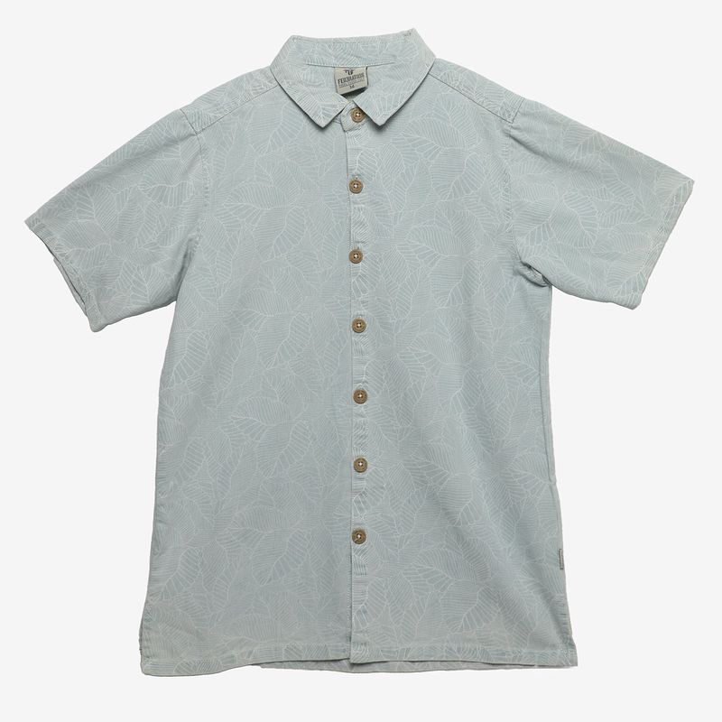 FEDERATION - Camisa Niño Manga Corta Algodón Federation