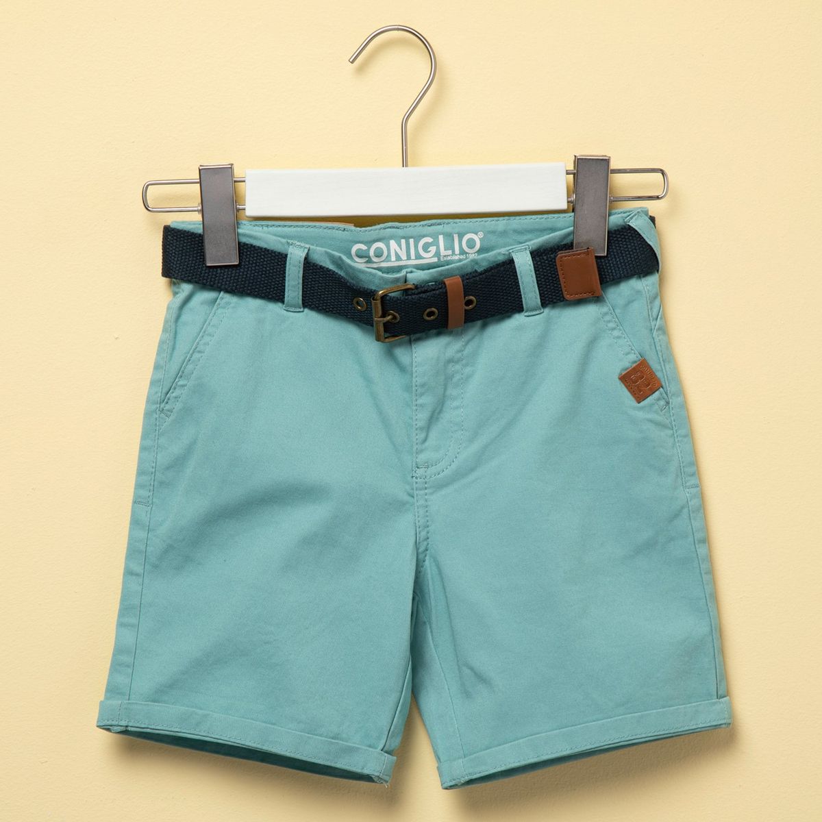 CONIGLIO - Short Coniglio Niño Algodón Con Cinturón