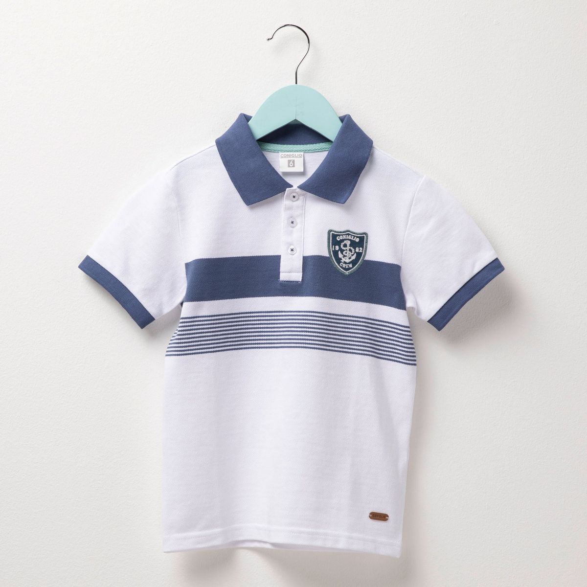 CONIGLIO - Polo con Cuello Niño Manga Corta Algodón Coniglio