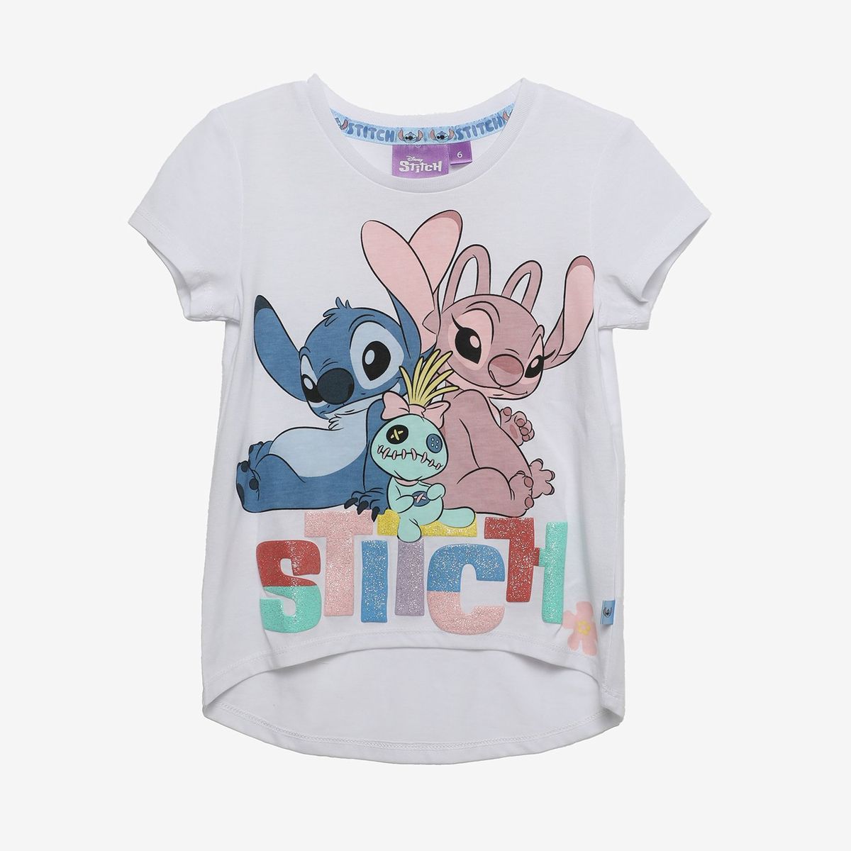 DISNEY - Polo Niña Manga Corta Algodón Lilo Y Stitch