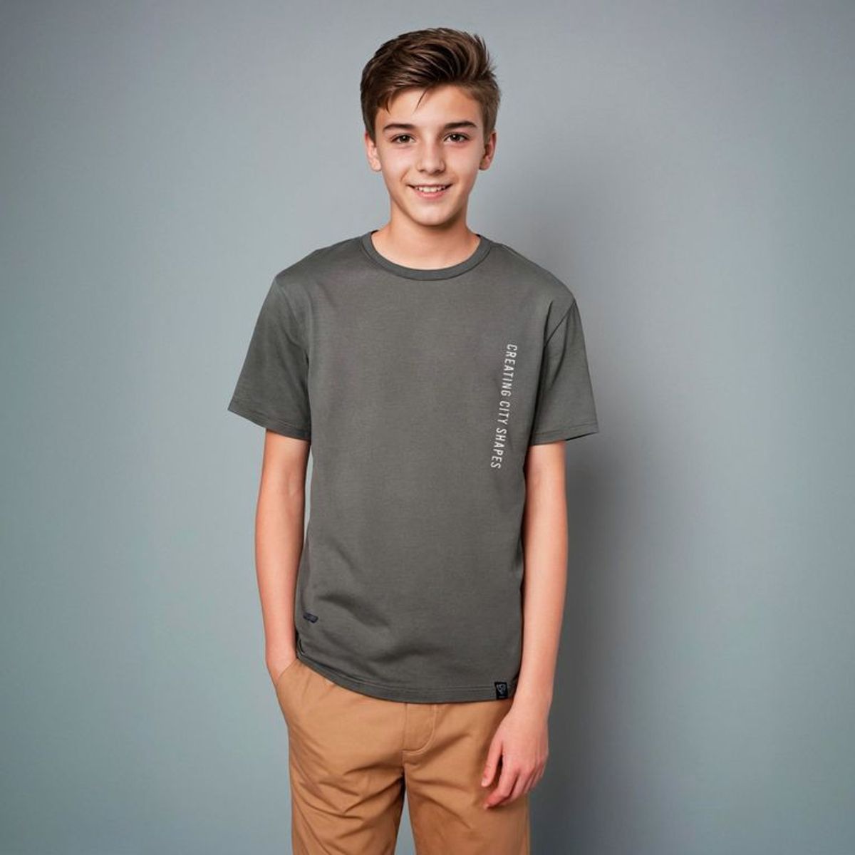 FEDERATION - Polo Federation Niño Negro Con Diseño