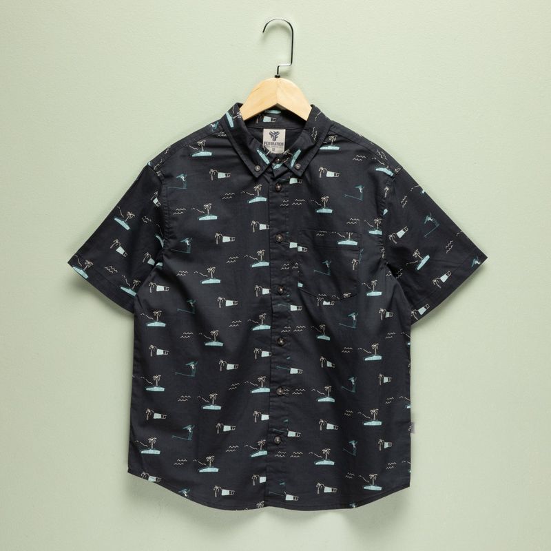 FEDERATION - Camisa Niño Federation Manga Corta Algodón