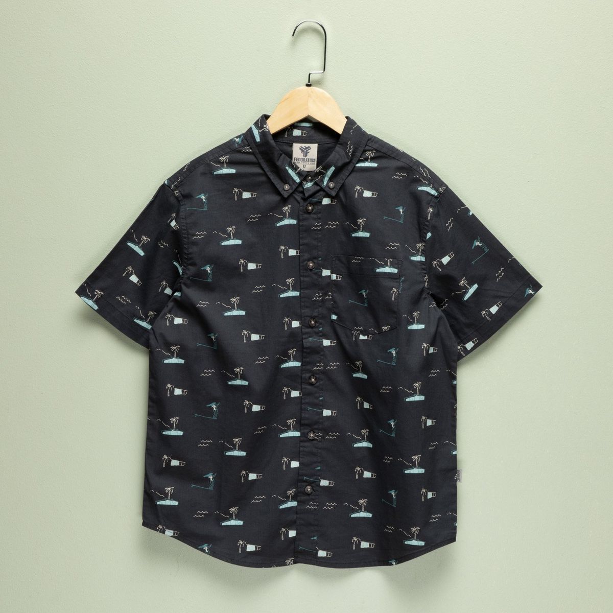 FEDERATION - Camisa Niño Federation Manga Corta Algodón