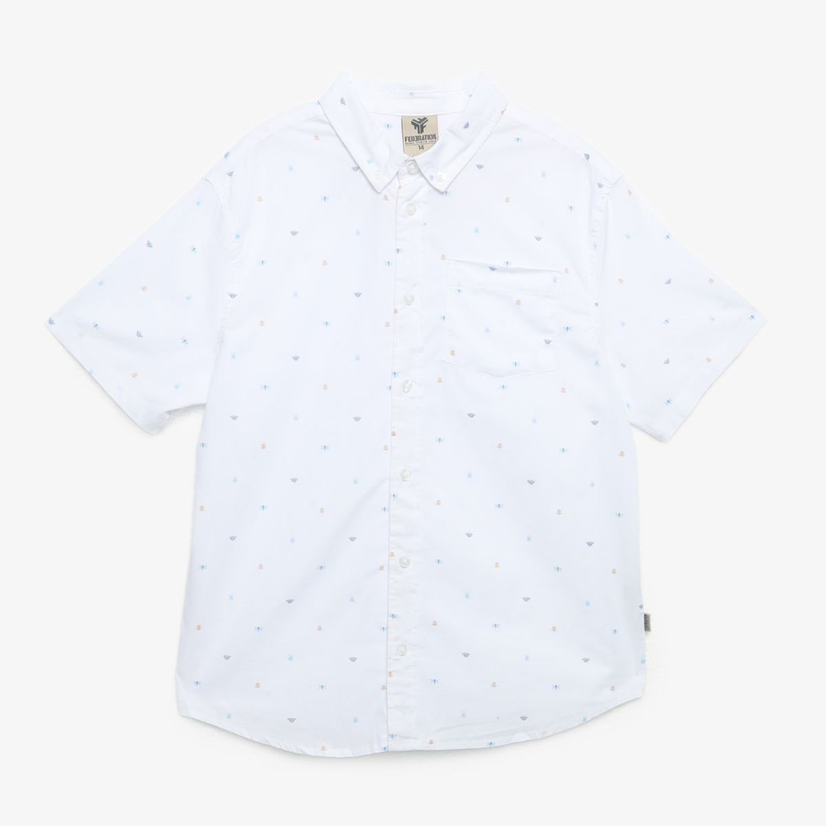 FEDERATION - Camisa Niño Federation Manga Corta Algodón