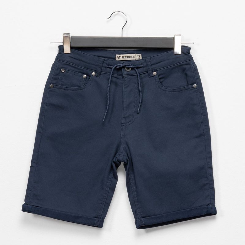 FEDERATION - Short Federation Niño Algodón Con Pretina Ajustable