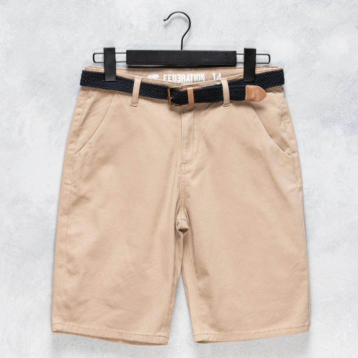 FEDERATION - Short Federation Niño Algodón Con Cinturón