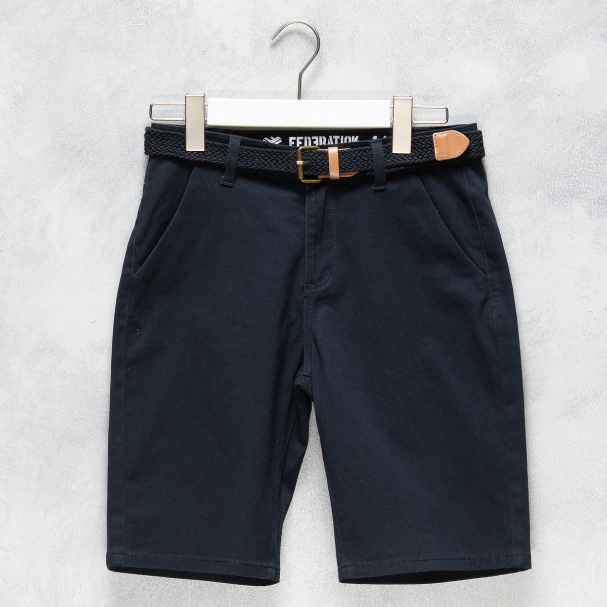 FEDERATION - Short Federation Niño Algodón Con Cinturón