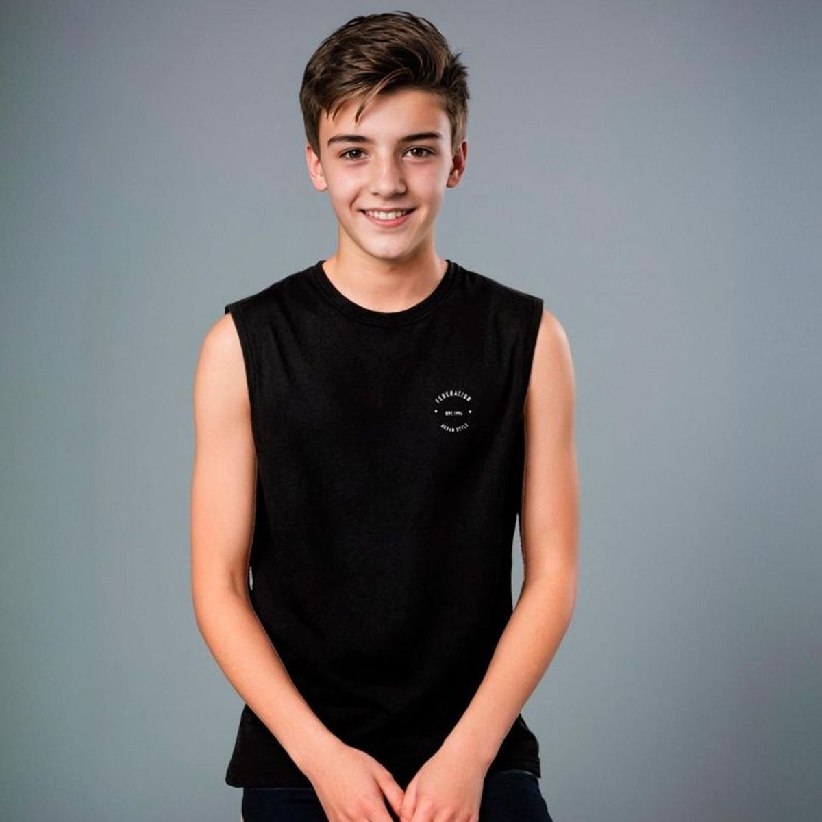 FEDERATION - Polo Federation Manga Corta Algodón Niño