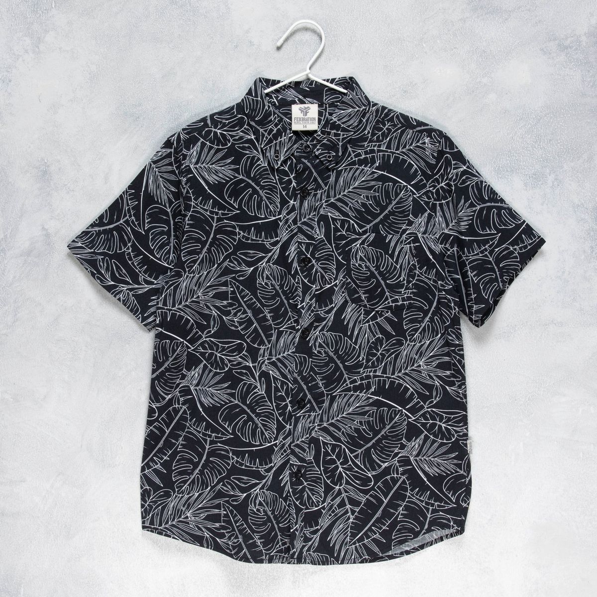 FEDERATION - Camisa Niño Manga Corta Viscosa Federation