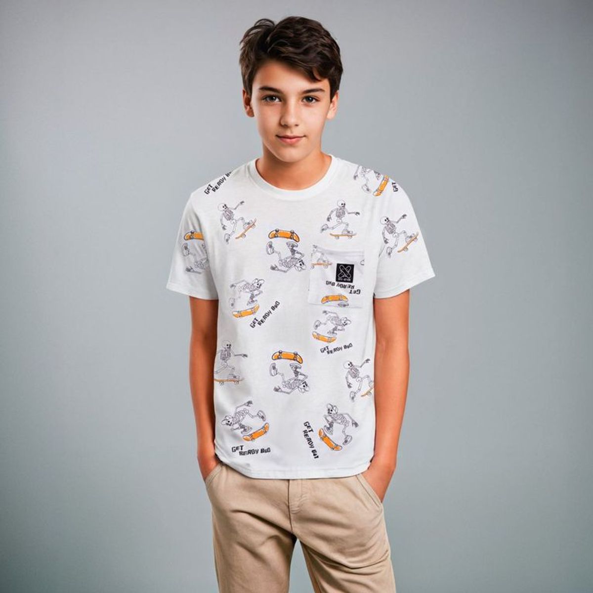 FEDERATION - Polo Niño Manga Corta Algodón Federation