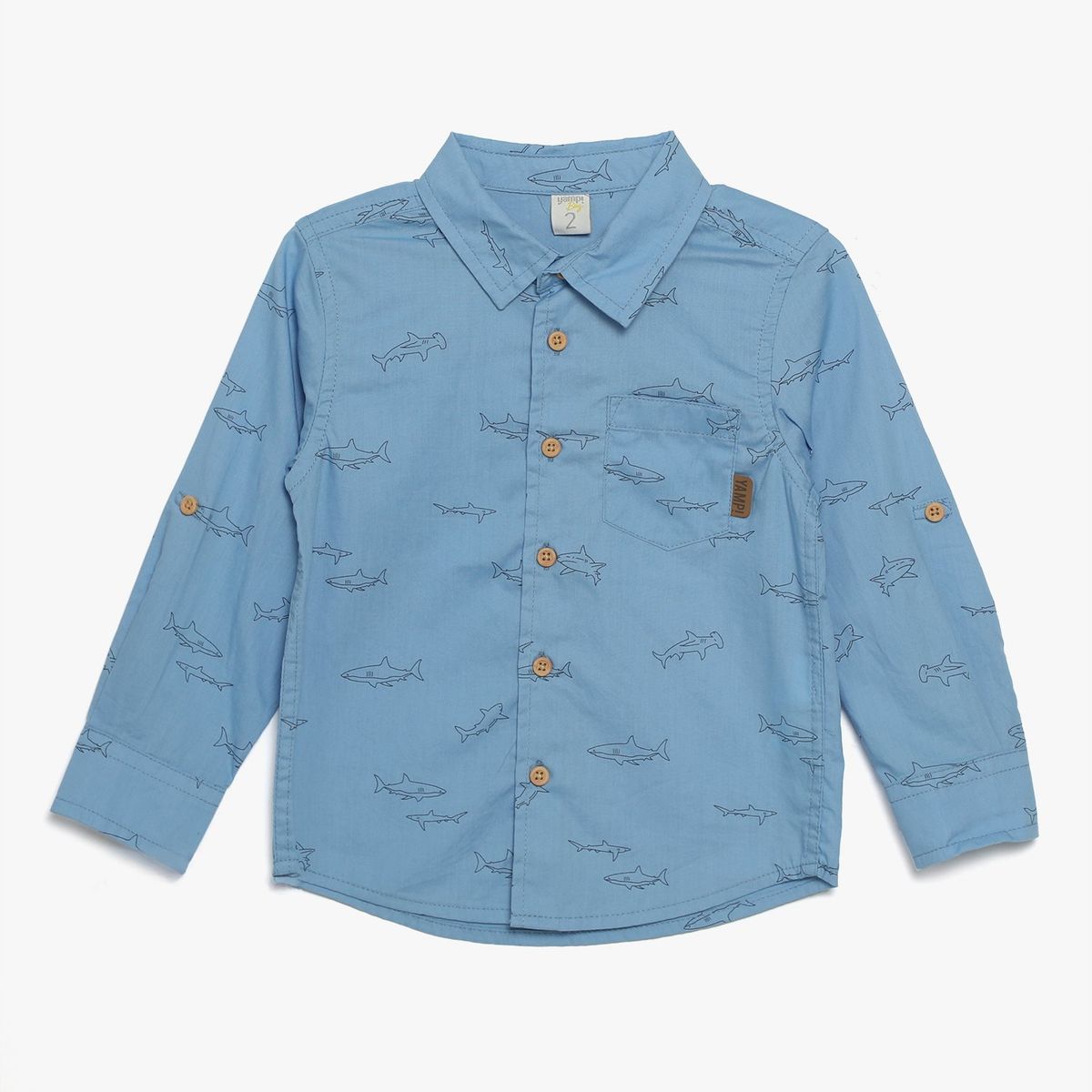 YAMP - Camisa Niño Manga Larga Algodón Yamp