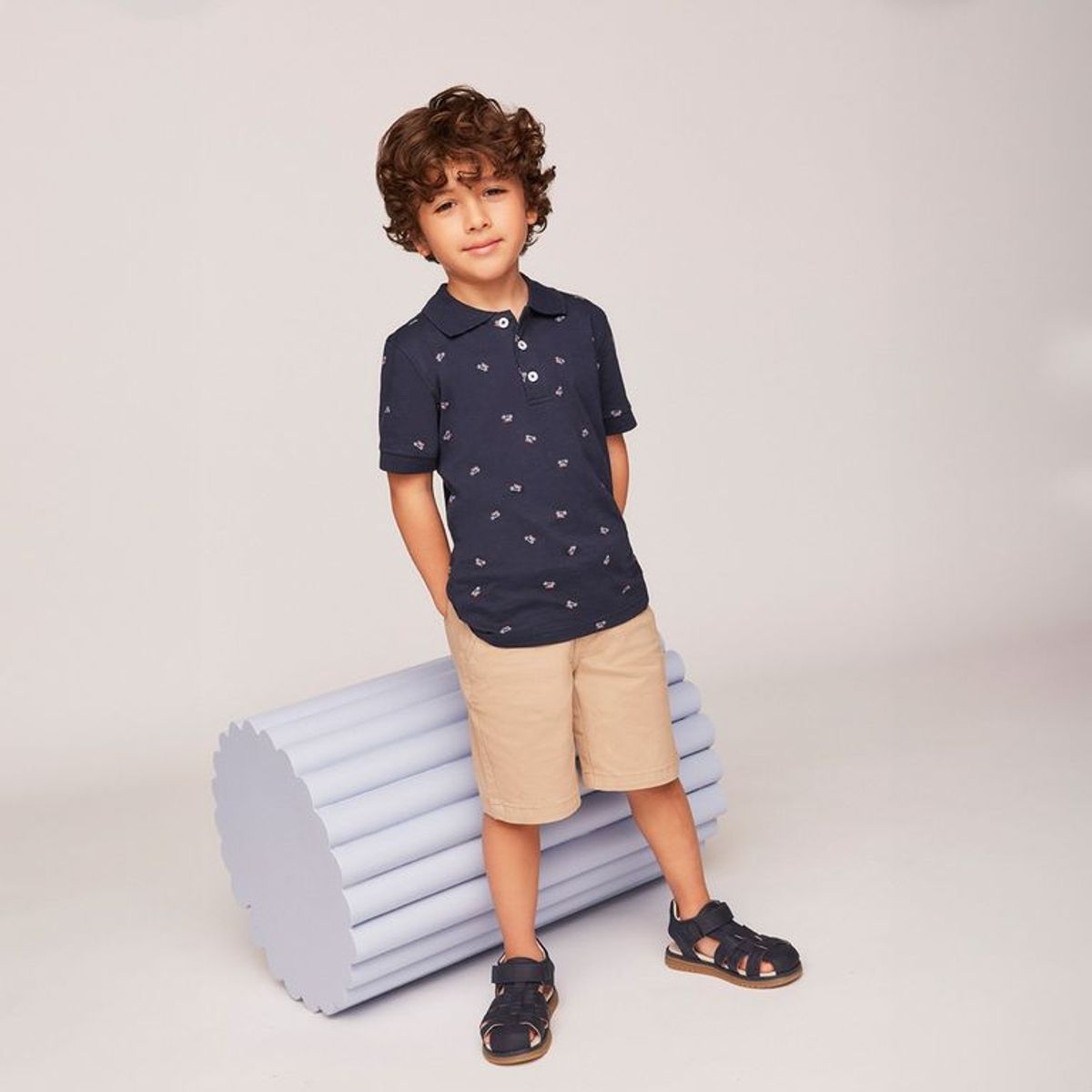 YAMP - Polo Yamp Niño Algodón Manga Corta