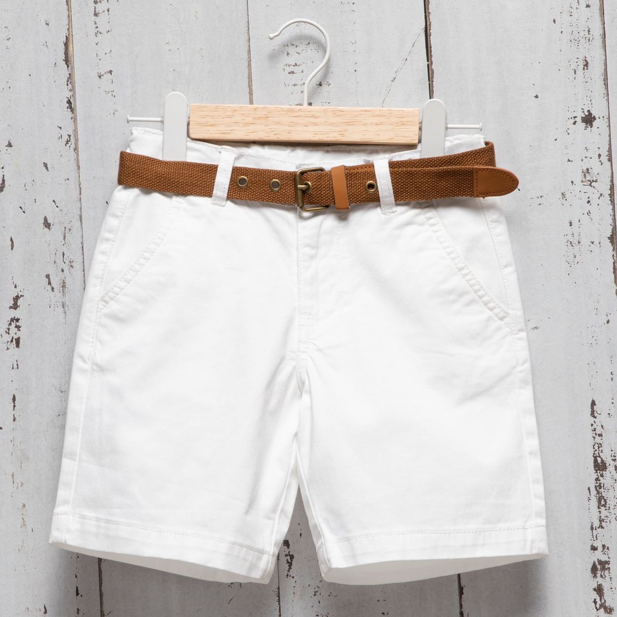 YAMP - Short Yamp Niño Algodón Con Cinturón