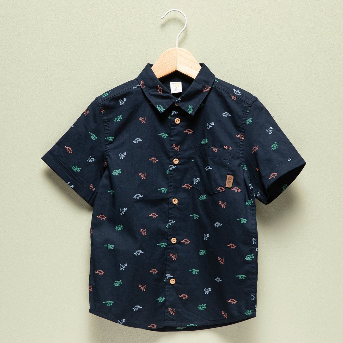 YAMP - Camisa Yamp Niño Manga Corta Algodón