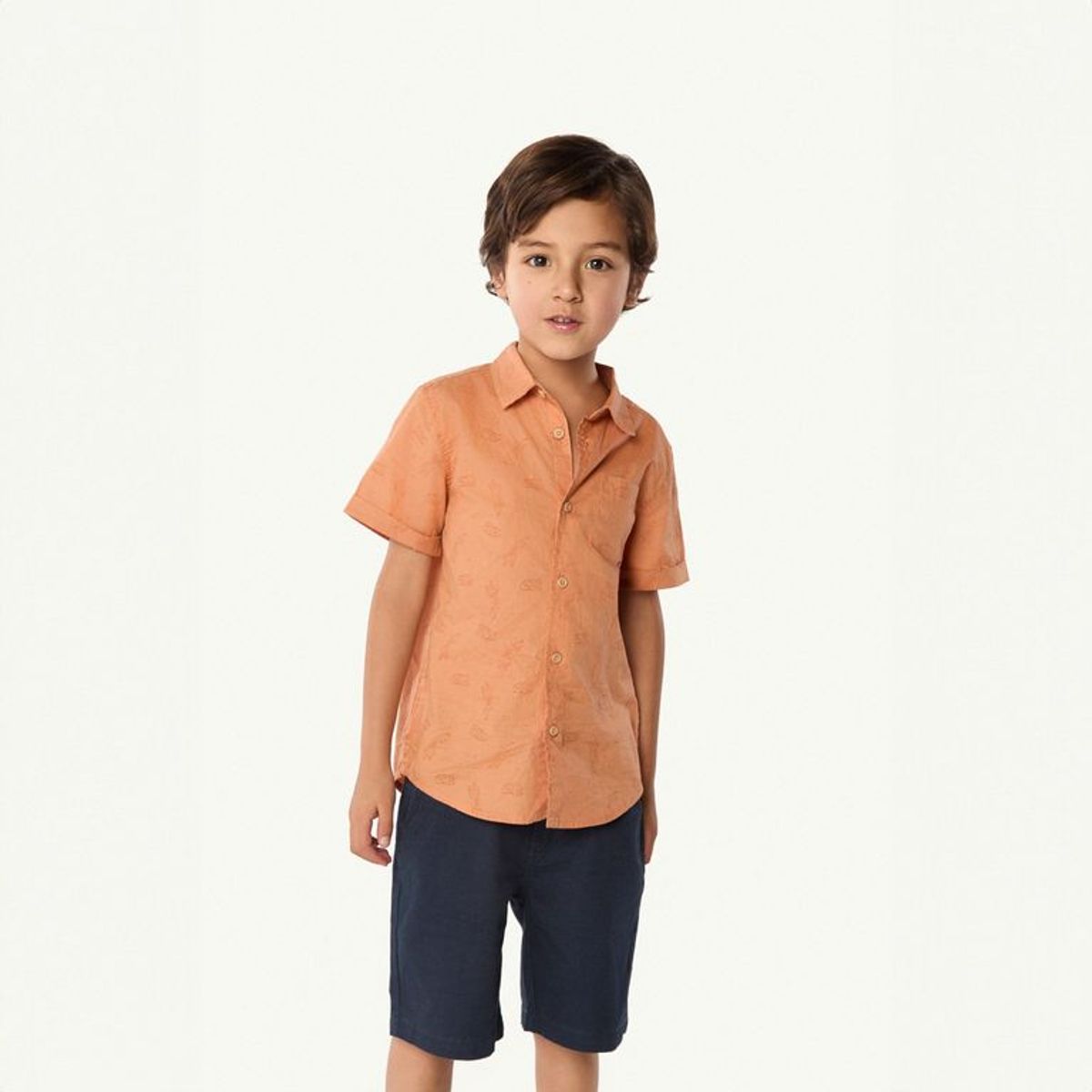 YAMP - Camisa Yamp Niño Manga Corta Algodón