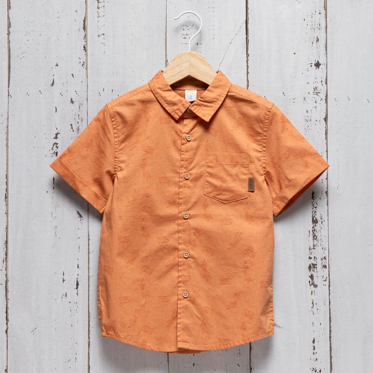 YAMP - Camisa Yamp Niño Manga Corta Algodón