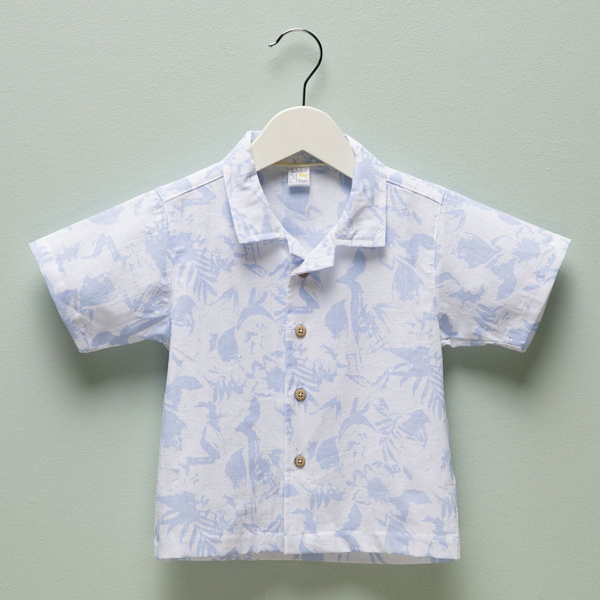 YAMP - Camisa Bebé Niño Manga Corta Algodón Yamp